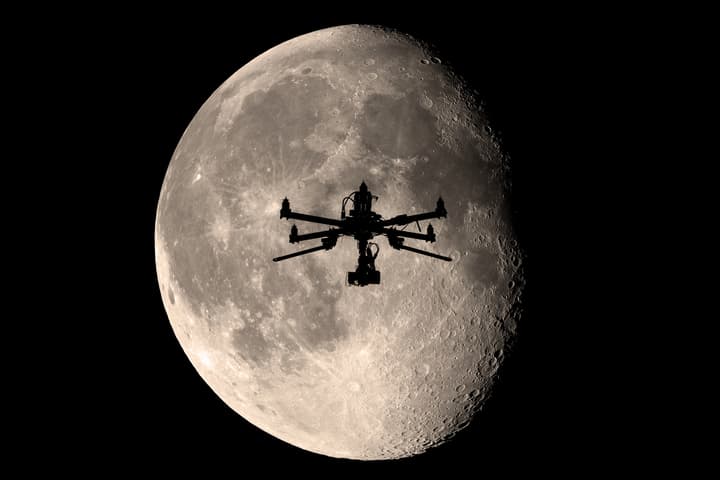 A new navigation system uses stars (not pictured, obviously) as back up navigation for drones