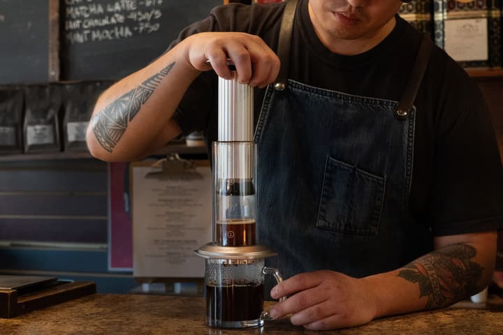 Whether at the coffee shop or at home, the new Aeropress Premium is designed to look as good as its coffee tastes