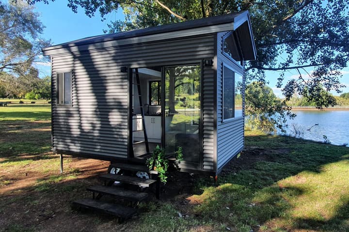 The 4800L Compact is a small and simple tiny house that starts at just AUD$48,000 (US$31,000)