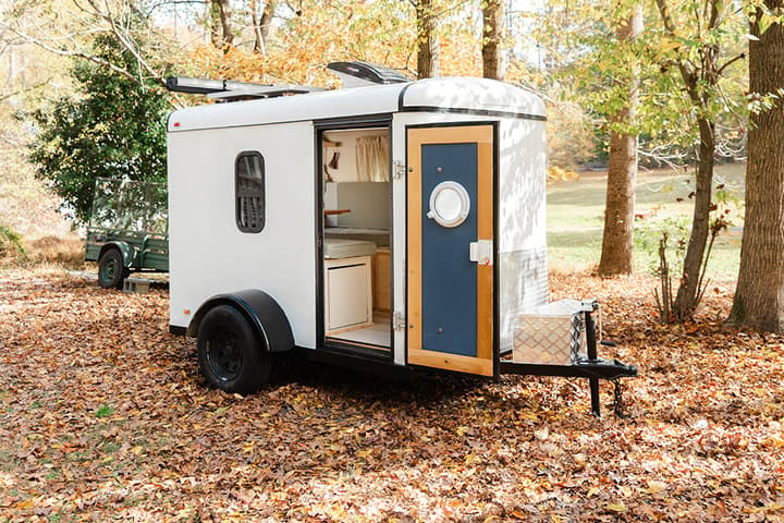 The Ramblenook Camper is a very small towable dwelling that's currently up for sale for US$11,000