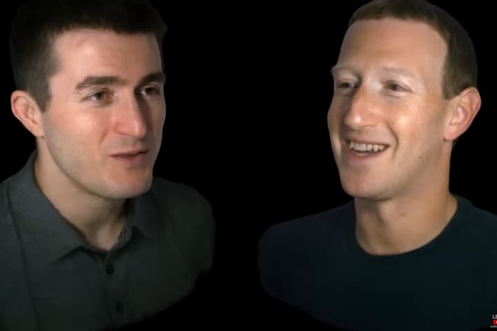 Lex Fridman and Mark Zuckerberg catch up in the metaverse