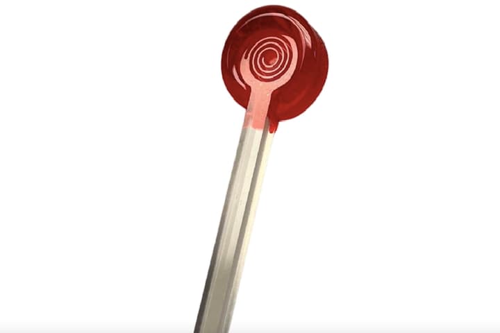 The CandyCollect lollipop