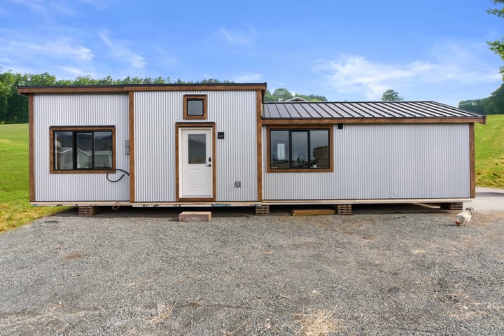 The Cypress, by Canada's Rover Tiny Homes, is a non-towable tiny house that offers a remarkably open and spacious interior that's suitable for a family