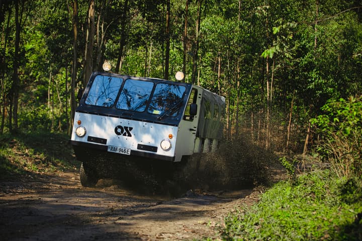 The compact Ox electric truck has been designed for tackling challenging terrain quietly and cleanly