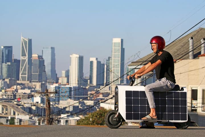 The solar-panel-covered Lightfoot scooter will set you back $4,995