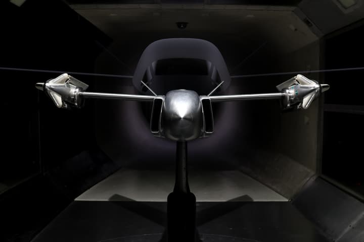 Bell wind tunnel model of the new X-plane